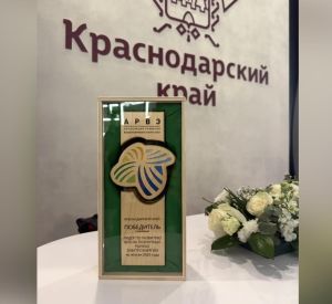 Краснодарский край наградили за использование «зеленой» энергетики